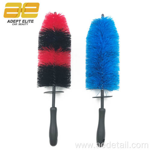 Racing mini type car wheel brush